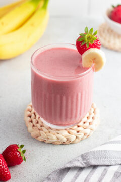 Eper banán smoothie